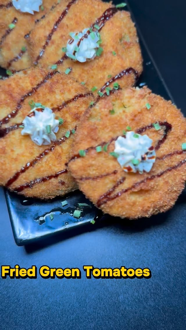 #KitchenTherapy #FriedGreenTomatoes
