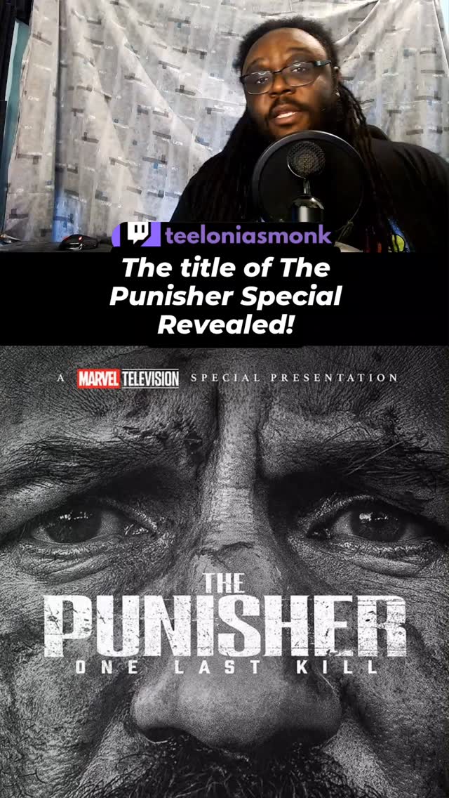 The Punisher: One Last K*ll is the new title for The Punisher special presentation! So far no trailer yet but I already know it's gonna be crazy!
#marvelstudios #thepunisher #daredevilbornagain #spidermanbrandnewday #marvel
