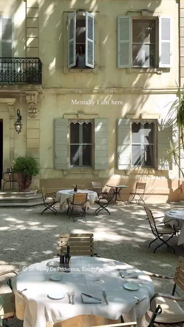 Mentally I am here - in St Remy de Provence living my dream slow life ✨
Location @chateaudesalpilles - an absolute dream! You can even stay here or just come for lunch or dinner!
Remix @voyage_provocateur
