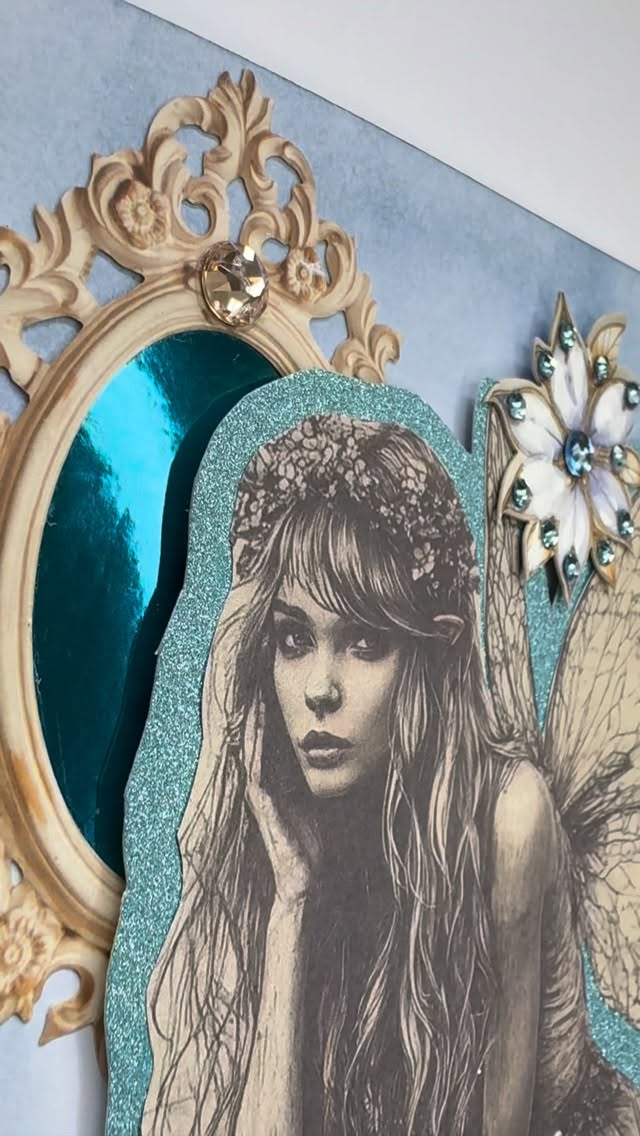 Sage 🧚
Mixed media greeting card.
#greetingcards #handmade #mixedmedia #fairy #artist