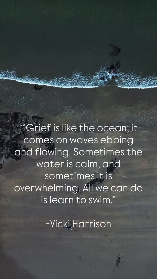 “Grief comes in waves…and love is the tide that never leaves.”
#grief #griefsupport #griefjourney #healing #healingjourney