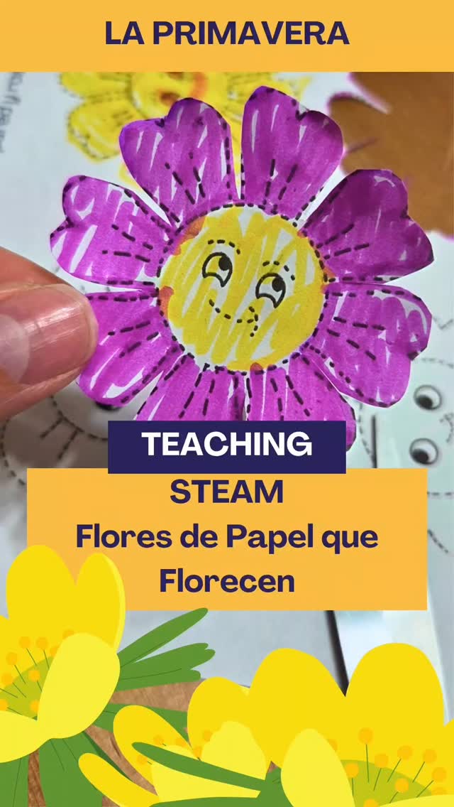 🌼 ¿Magia en papel?🌼
Coloreamos, recortamos, pegamos y… 💦
¡Las flores se abren al contacto con el agua!
Diversión, ciencia y creatividad en una sola actividad ✂️🎨
👉🏼 Si quieres el imprimible, escribe "primarera" y te enviamos el enlace. 🤗
#IdeasParaNiños #Manualidades #ActividadCreativa #ExperimentoInfantil