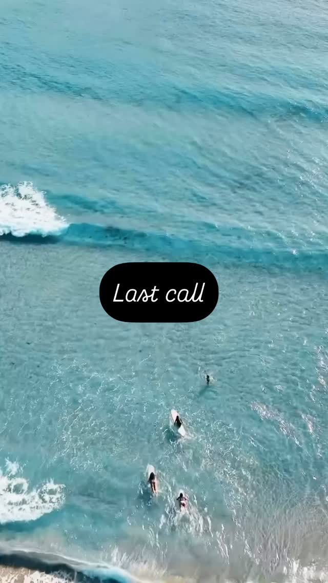 LAST CALL ☎️ for anyone wanting to join us next month in NSW. There’s one room left for booking as a twin share or private room. Book through the link in bio 🔗
The perfect surf retreat if you’re wanting to focus on progression and skill. You’ll be stoked you did.
#solsurf #surfretreatnsw #surfcampaustralia