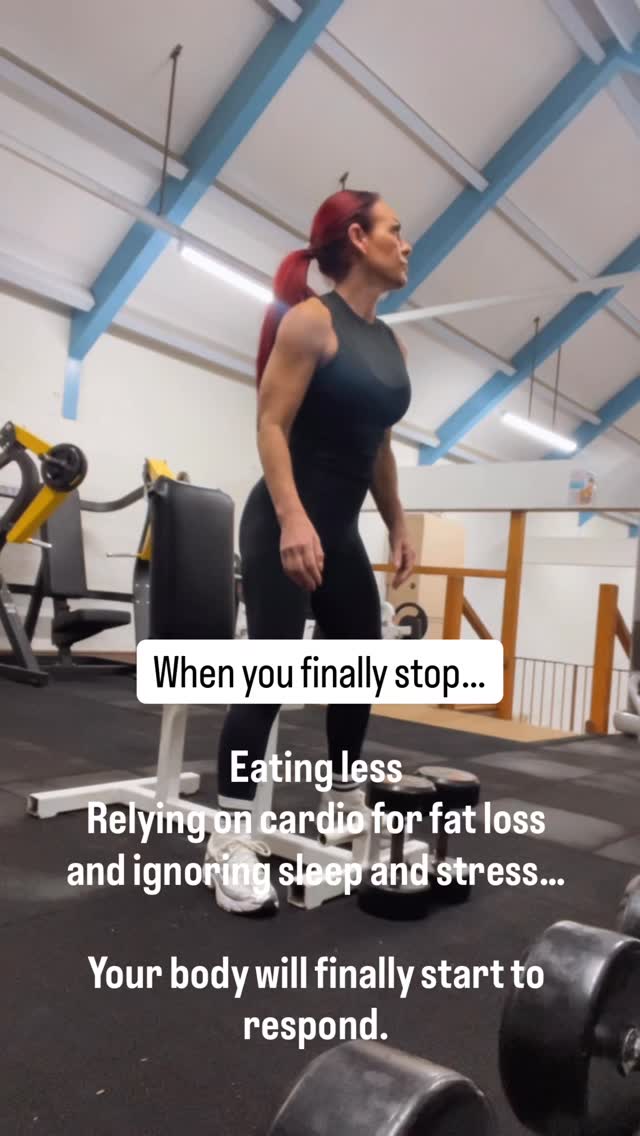 If you feel like your body just isn’t responding anymore, it’s not because you’ve lost discipline.
It’s because you’re still doing things that don’t work for this stage of life.
Eating less sounds logical… until you realise what it’s actually doing.
You’re giving your body less fuel, your energy drops, recovery takes a hit, and you make it harder to build or even hold onto muscle.
No muscle = slower metabolism.
So fat loss becomes harder, not easier.
Then there’s the cardio.
More cardio doesn’t fix that.
It just burns calories in the moment while adding more stress to a body that’s already juggling enough.
So now you’re tired, hungrier, and still not seeing results.
And sleep and stress?
Most women brush that off—but it matters more than they think.
Poor sleep affects hunger, energy, and recovery.
High stress makes it even harder for your body to let go of body fat.
So you end up doing more and more…
with less and less to show for it.
That’s why it feels frustrating.
Not because you’re doing nothing—
but because you’re doing the wrong things for your body now.
Change that, and everything starts to fall into place and move again.
The Midlife Method #40 starts April 20th, and I’ve got a small number of spaces available.
This is specifically for women over 40 who are struggling to lose weight, feeling stuck despite doing “all the right things,” and are fed up with starting over.
If you want in, DM me MIDLIFE and I’ll put you on the wait list.
#midlifewomen #midlifehealthcoach #weightlossover40 #hormonalhealth