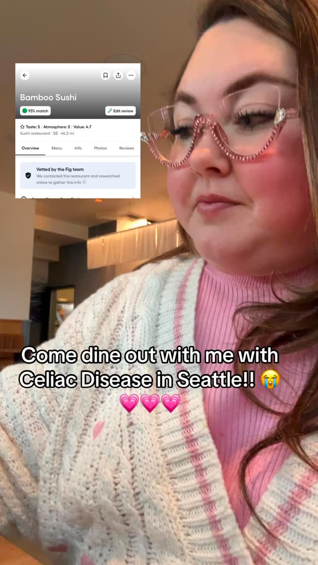 It’s always nice going to 100% gluten-free restaurants! This way I know I’m safe! I of course, found them on Fig and make sure I also left my own review! Tell me would you dine here? @glutenfree.figapp #figpartner #celiacdisease #celiactiktok