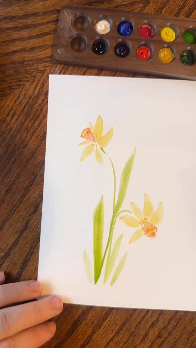 🌼Easter Daffodils🌼 A couple easy breezy blooms for the holiday weekend. First April workshop down, EIGHT more to go 😱 Two fun ones comin’ up this next week! ⤵️
Wildflower Watercolor
🗓️ Wednesday, April 8th
⏰ 6-8 PM
📍 Moderne Loft / Mental Health in a Box (DTKC)
🎟️ $65
Backyard Birds Watercolor
🗓️ Thursday, April 9th
⏰ 6-8 PM
📍 Bluebird Studio (OP)
🎟️ $55
As always, these are beginner friendly classes. All materials provided + snacks & sangria! Snag tickets at sarahruthfrey.com/events
