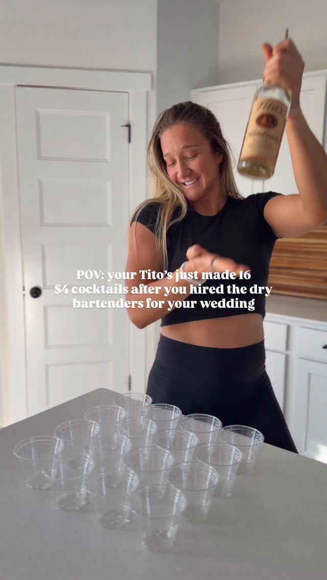 You buy the booze and we serve it at 50% off…
No gimmicks! Let’s do the math
🥃 1 bottle of Tito’s $27 / 16 - 1.5oz shots = $1.69 per drink
🍋🟩 Mixers, fruit garnishes, ice, and labor = $2.95 per drink
🥂 1 cocktail = $4.64
That exact cocktail would be marked up to $7-$10 (+ 20% auto gratuity) depending on the tier of liquor and on an open, consumption tab that can get real expensive real fast.
Quit paying the mark-up on booze, buy the booze YOU want at your wedding (with a smart shopping list from us), hire dry bartenders to come serve it that are fully licensed and insured, and take the leftovers home.
Cheers to just a better way to host your bar, without the price tag 🤘🏼
#dryhirebartenders #weddingbars #bozemanbarservices #montanawedding #bozemanwedding