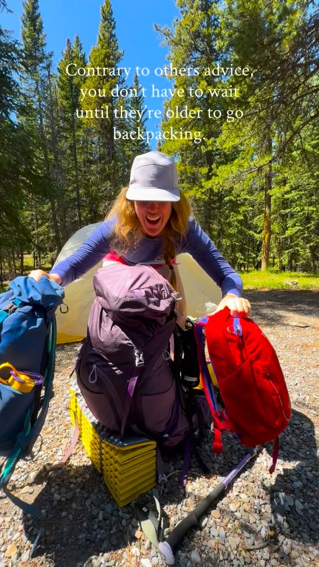 How many times have you heard… “just wait until they’re older.”
I actually get so annoyed when others share this advice because you don’t have to wait. It’s not easy at this stage but they also ask to go backpacking on repeat and desire to go now. They’ve got a lot of experience with setting up camp and all the camp chores.
So if you want to try backpacking, it’s possible with small kids and babies too!
#backpacking #backpackingmom #backpacker