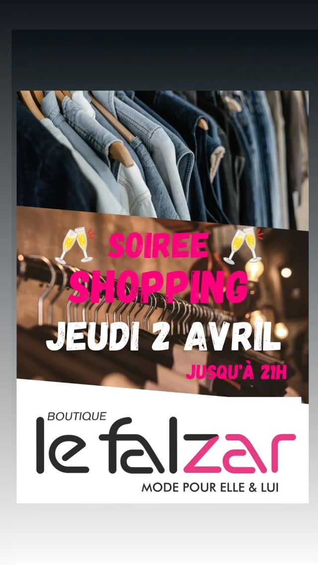 Horaire habituel et soirée apéro- shopping