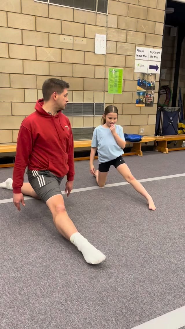 ⭐️Flexibility - another fundamental part of acrobatic gymnastics!!⭐️
Our gymnasts have been working hard on their stretches & splits across our sessions! Some of our gymnasts are even more flexible than our coach, Carl!! (not too hard to beat his splits by the looks of it🙈)
Well done to all our gymnasts! You’re making great progress!!🤸♀️🥳
If you want to join the Flix family, or know someone who would, get in touch today!!
#flexibility #splits #gymnastics #flixfamily #acrobatics