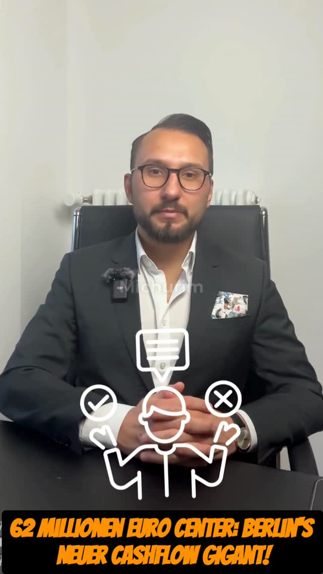 Michurim steigt mit einem 62-Millionen-Euro-Center in Berlin ein! Fokus: Cashflow, Mikrolage, langfristige Mieterbindung. #Immobilien #Berlin #Investment #Cashflow #Mikrolage #Mieterbindung #Gewerbeimmobilien #Markteinstieg