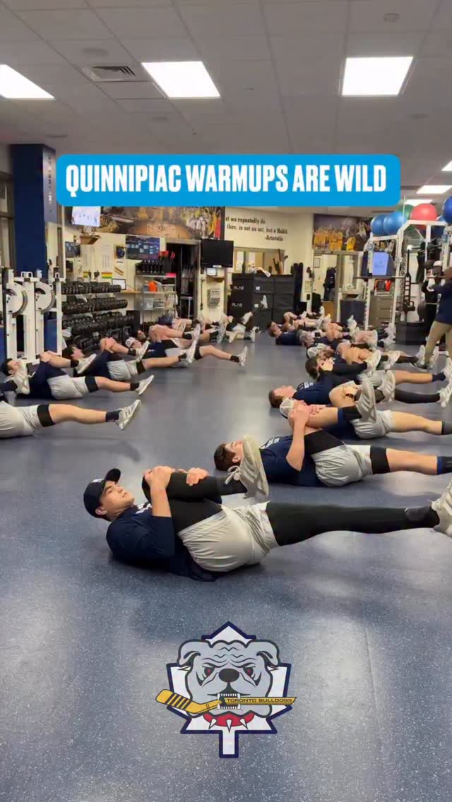 Check out Quinnipiac’s pre-game warmup! 🔥 This high-energy pre-game warmup routine runs like a well-oiled machine ⚙️ Every move, every drill, perfectly in sync. The guys are locked in, focused, and ready to dominate 🏒
#warmup #pregame #warmups #energy #lockedin