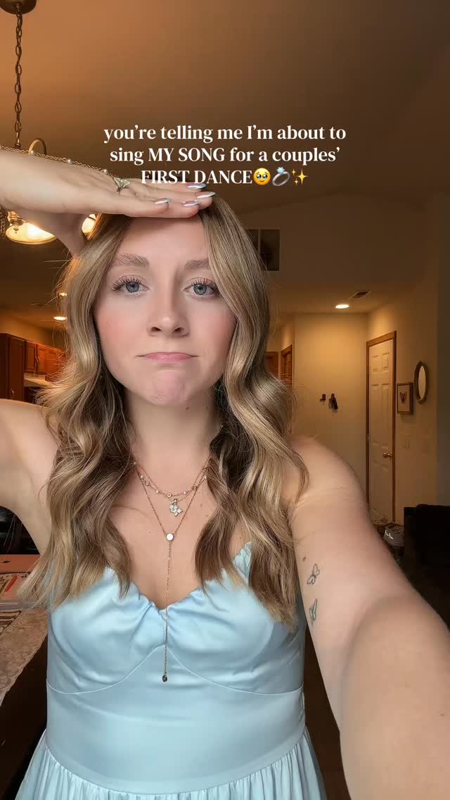 AND you are listening to said song in question 😭😭 #haileyjamesmusic #countryartist #singer #wedding #bride