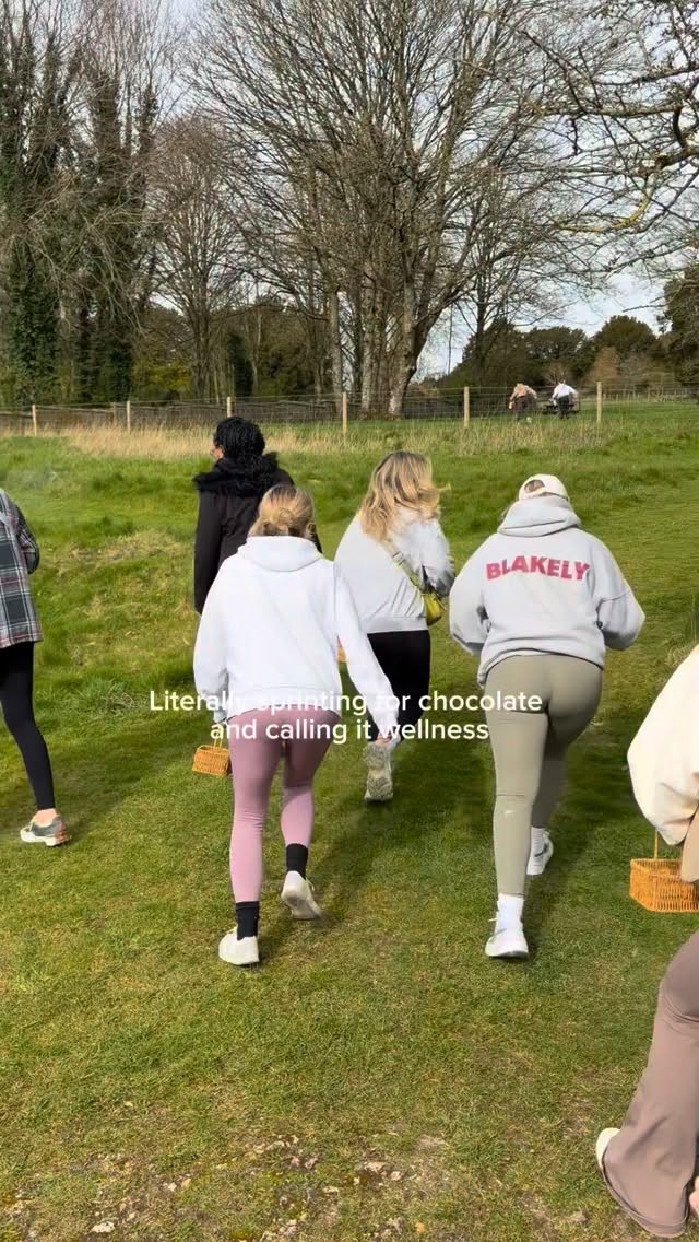 Everyone was calm… 2 minutes ago 🧘🏼♀️
.
.
.
.
Girly Easter Egg Hunt • Southampton Pilates • Adult Egg Hunt • Pilates Event • Wellness Retreat • Hampshire Pilates • Slightly Chaotic • Winchester Pilates