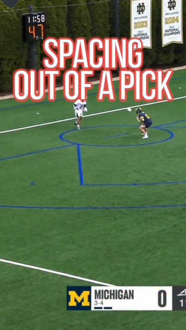 If you are playing a lot of 2 man games and haven’t thought about your spacing coming off the pick, now is a good time to start!