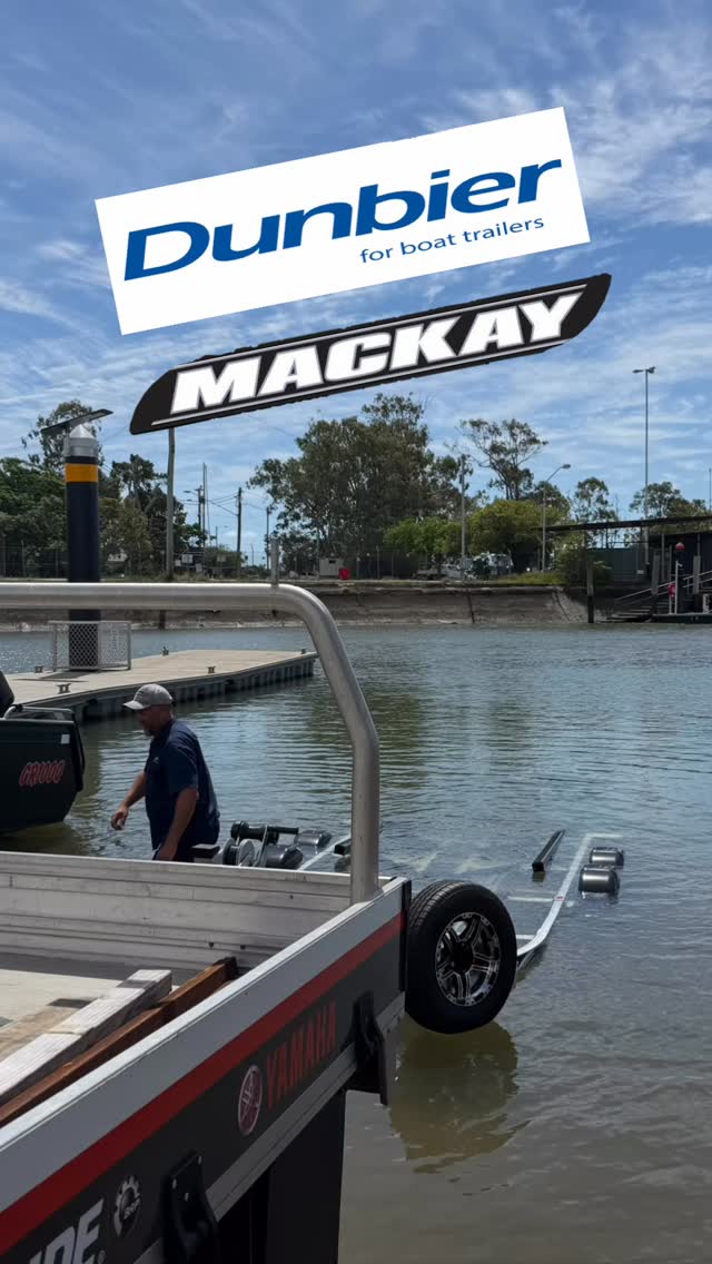 Need a new boat trailer? We not only supply a quality boat trailer, we will swap out your old trailer and do all the fitting and adjustments to get it right. Call 3186 5270 to get your boat on a new Dunbier or custom Mackay trailer. #marinecareqld #99problems #dunbiertrailers #mackaytrailers #retrailercentre