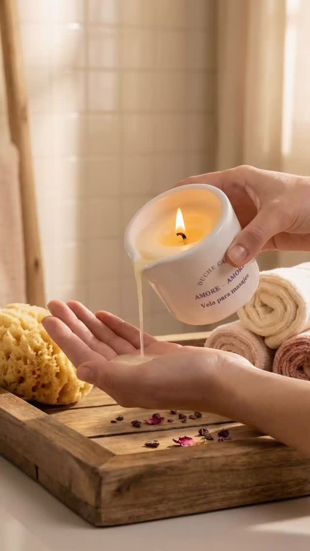 ✨ Convierte un momento en un ritual…
Con nuestra vela de masajes, elaborada con aceite de coco, manteca de karité, manteca de mango y aceite de almendras, hidrata profundamente mientras envuelve tus sentidos en un aroma irresistible.
Perfecta para manos, cuerpo y momentos de conexión ✨
Porque el verdadero lujo… es el cuidado que te das.
#SpaEnCasa #Autocuidado #VelasArtesanales #RitualDeBelleza #masajes