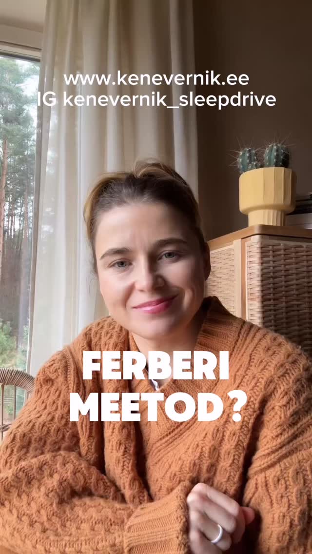 Vaatame otsa kurikuulsale Ferberile. Võta või jäta, nuta või naera. Ferber jääb. ;)