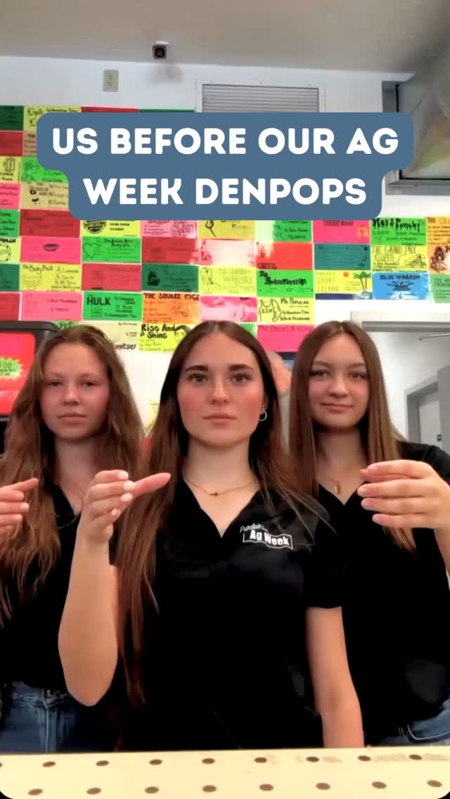 This is how our Ag Week Task Force Members are fueling up for Ag Week! Go head to the Discount Den and get your very own Ag Week Den Pop, the Water Trough!