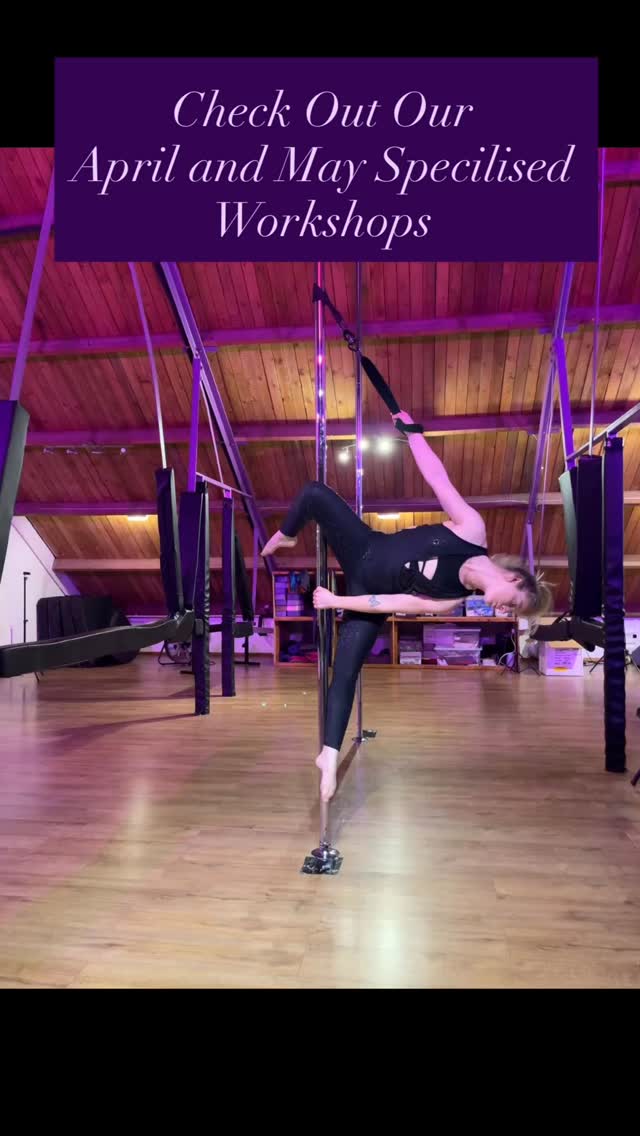 Here are our April and May Workshops.
Some are fully booked already so don’t miss out on the ones we still have availability on…
Find the booking on our website and bio
https://www.pole-attack.co.uk/book-online?category=f3c7f5de-340a-4ba4-bdc2-b8997df28f93