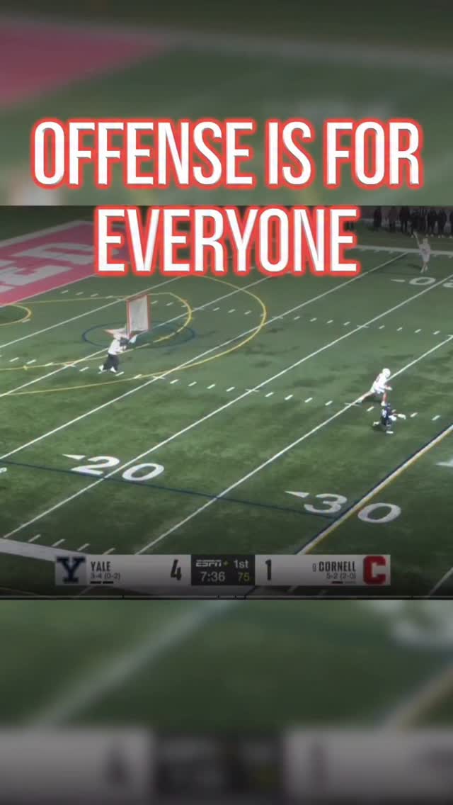 I love seeing goalies and defenseman have the ability to handle the ball on the offensive end. ( I also love seeing attackmen and o-mids lock people up when they get stuck on defense)
If you’re a defenseman or goalie, don’t be afraid to go out and shoot, dodge on a short stick in practice, or get creative in your wall ball routine.
