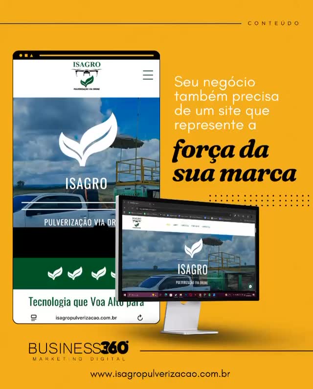 Mais do que estar presente nas redes sociais, ter um site próprio é dar ao seu negócio um espaço profissional, organizado e pronto para gerar mais confiança.
Esse foi mais um projeto desenvolvido com estratégia, identidade e funcionalidade, pensando em valorizar a marca da ISAGRO e facilitar o acesso às informações de forma prática e profissional.
O site reúne presença digital, credibilidade e um canal direto para quem deseja conhecer melhor a empresa e seus serviços.
Acesse e confira:
www.isagropulverizacao.com.br
Entre em contato pelo link da bio.
#AgenciaBusiness360 #SiteProfissional #PresencaDigital #CriacaoDeSites #MarketingDigital