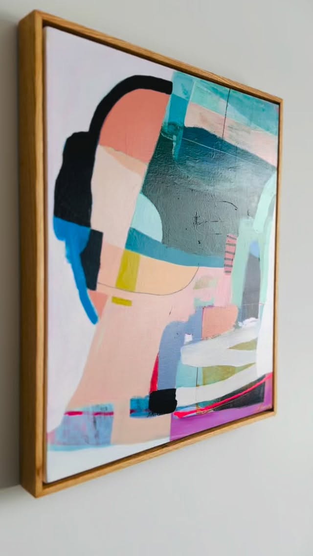 Neons, tiger stripes, wonky shapes, yummy layers⦠What more could you want?
Tropic Mingle | 24ā x 20ā | on sale now
#artsale #abstractart