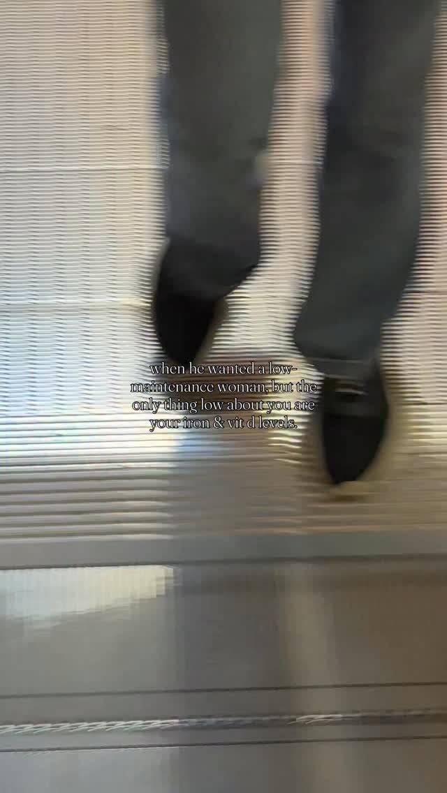 a win is a win? 🤡
jokes, just your daily reminder to check & optimize your vit d & iron levels and if you don’t know how, DM me🪭