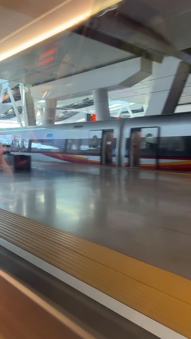 Took the blazing fast Shanghai Maglev train from 🌇#beijing ➡️ #shanghai 🏙️ it absolutely flies, hit just over 430 km/h (268 mph) on our trip.🚄💨
We got some great views of the countryside, with massive blocks of high rises dotted throughout, the population density is mindblowing.
#travel #train #travelgram