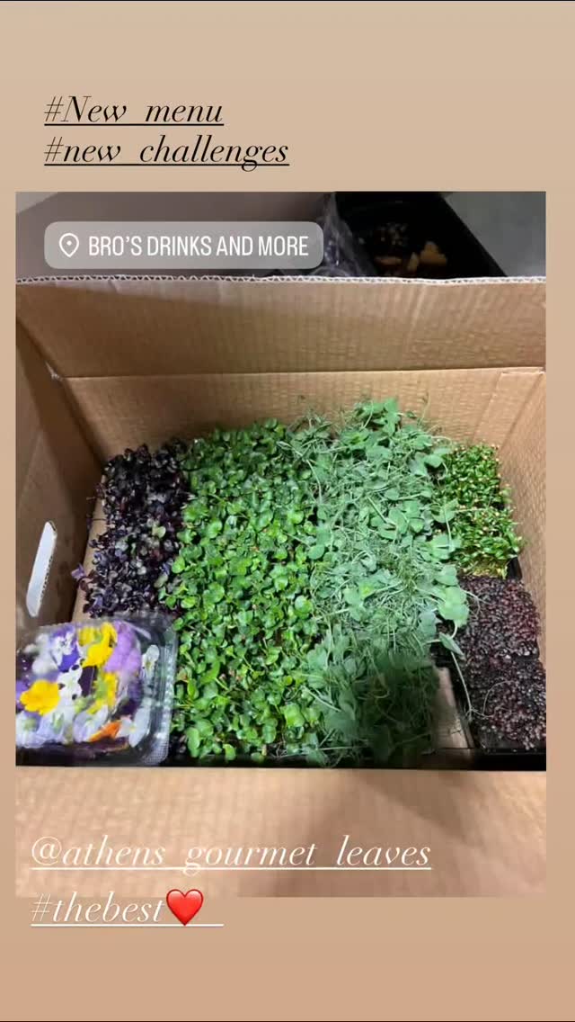Thank you for sharing this beautiful presentation with us 🙏♥️
Your best choice in microgreens 🌱
Dirt Free Microgreens 🌱
Athens Gourmet Leaves 🇬🇷 Greek Microgreens 🇬🇷 Packed and delivered as fresh as it gets all over Greece🌱
Eat your greens 🌱
#supportlocal
#athensgourmetleaves #microgreensgreece #microgreens #gourmetcooking mediterraneancuisine greekrestaurants athensrestaurants greekchefs dirtfreemicrogreens gourmetcooking gourmet eatyourgreens microgreen artdelatable🍽 urbanfarming greekmicrogreens
verticalfarming madeingreece producedingreece chefstalk gastrobar culinaryarts culinary garnish chefsofinstagram cheflife happychef artonplate artonaplate7
Photo credit: Yiannis Giassemis
