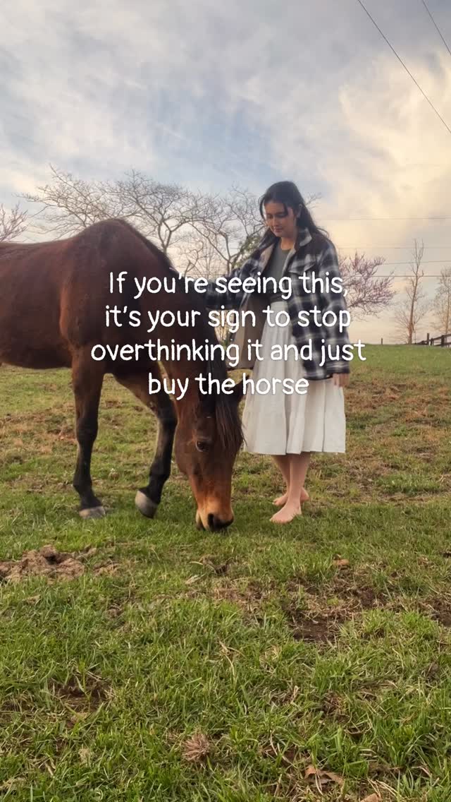 Okay this may just be a message to myself 👀🐴🤞 #farmliving #horsegirlsummer #barefootlife