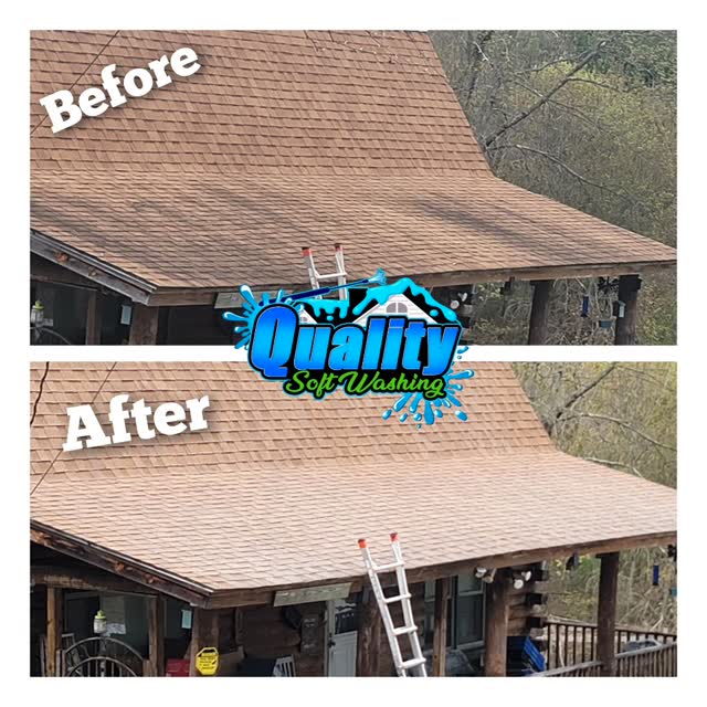 That black staining on your roof? It’s algae—and it’s more than just an eyesore. Left untreated, it can actually shorten the life of your shingles. We safely removed it yesterday using our soft washing process, restoring this roof without causing any damage.
If your roof looks like the “before,” it’s time for a change.
⭐ Fully insured
⭐ 5-star rated on Google
📞 Call or text 401-903-9274
💬 Message us for a FREE quote
Quality Soft Washing LLC — restoring homes across Northern Rhode Island & Southern Mass, one roof at a time.