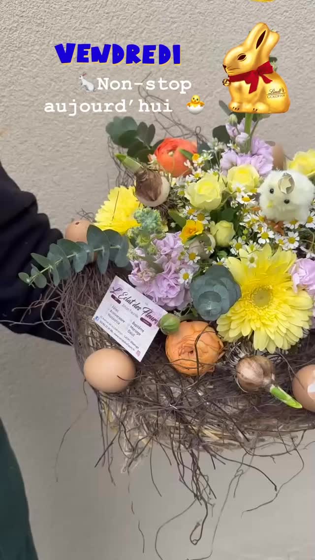 #leclatdesfleurs #fleuriste #paques