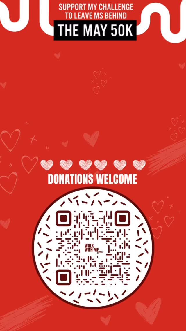 Look…I’m not saying it’s Good Friday guilt…buuut if you were thinking about donating, I would listen to that voice 😌
We’re walking The May 50K for Multiple Sclerosis. If you have have got a few dollars to spare, this is your gentle nudge.
Scan the QR code or click on link in bio🫶🏼
#themay50k #walkwithmeandkoukla #GoodFriday #msawareness #FightMS