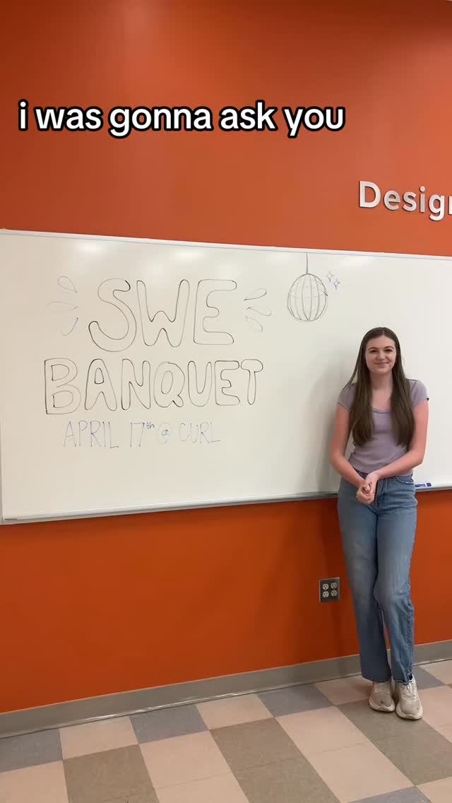 Don’t be lame, come to our cottage (SWE Banquet) 🕺🕺 Tickets for the disco and diamonds themed celebration can be found in the newsletter! Come sparkle with all of your SWEsters on April 17th 🪩✨
#discoanddiamonds #engineering #banquet #societyofwomenengineers #womeninengineering