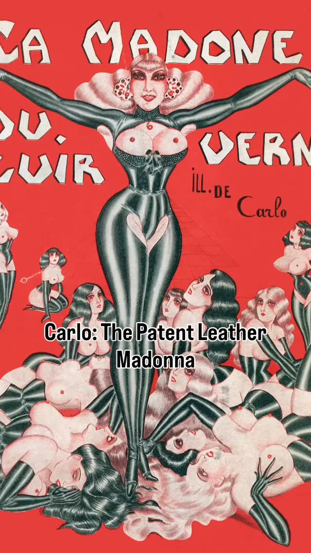 Introducing Vasta Eros Series #10: Carlo: The Patent Leather Madonna. Now available on Bigcartel and eBay. Link in bio
