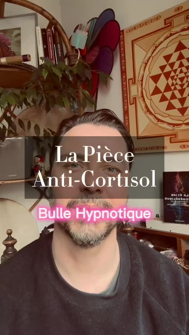 La pièce anti-cortisol… petite bulle hypnotique pour se relâcher.
Pour aller plus loin, les programmes et livres sont sur mon site.
Et pour travailler avec moi, idem ou me contacter directement. #hypnose #stress #cortisol #systèmenerveux