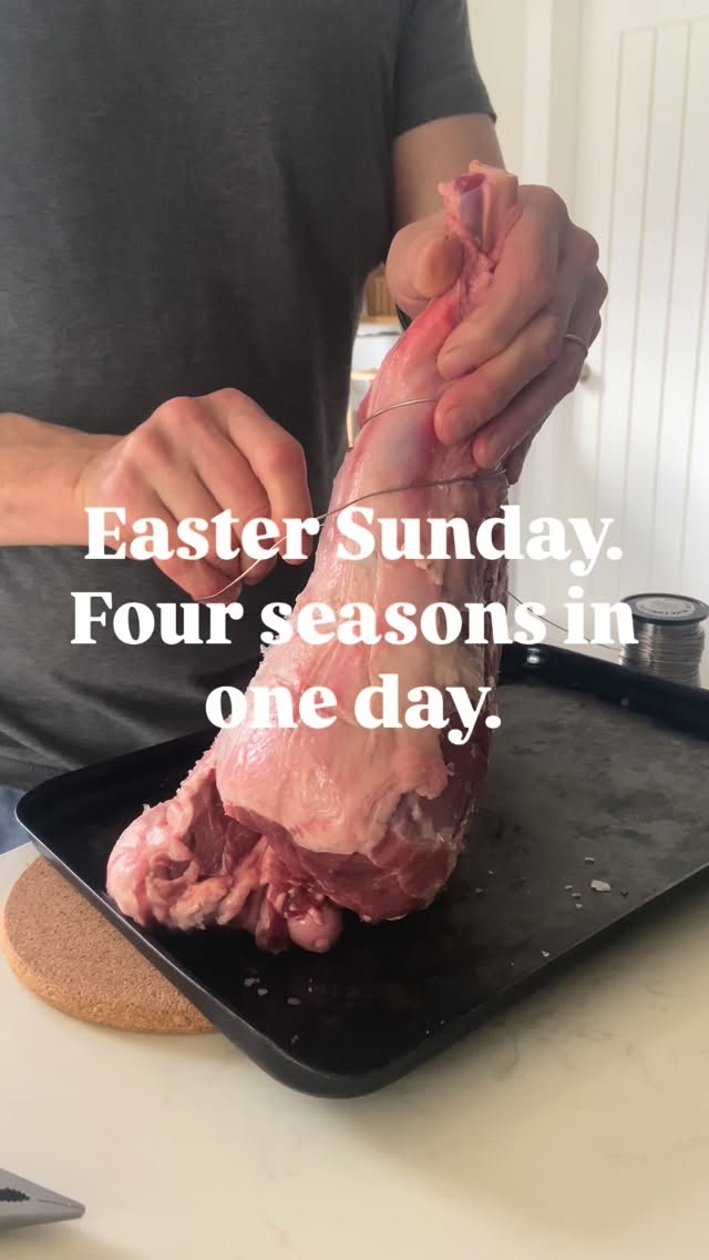 Happy Easter.
My favourite holiday of the year… you never know what you’re going to get, weather-wise… but we’re always optimistic. And - as it turns out this year - with good reason.
If this is your kind of cooking, your vibe, your style of food… come and join us on 30 April for the first Fire & Feast class of 2026.
Just a few places left - book via the link in my bio, or DM me for more details.
