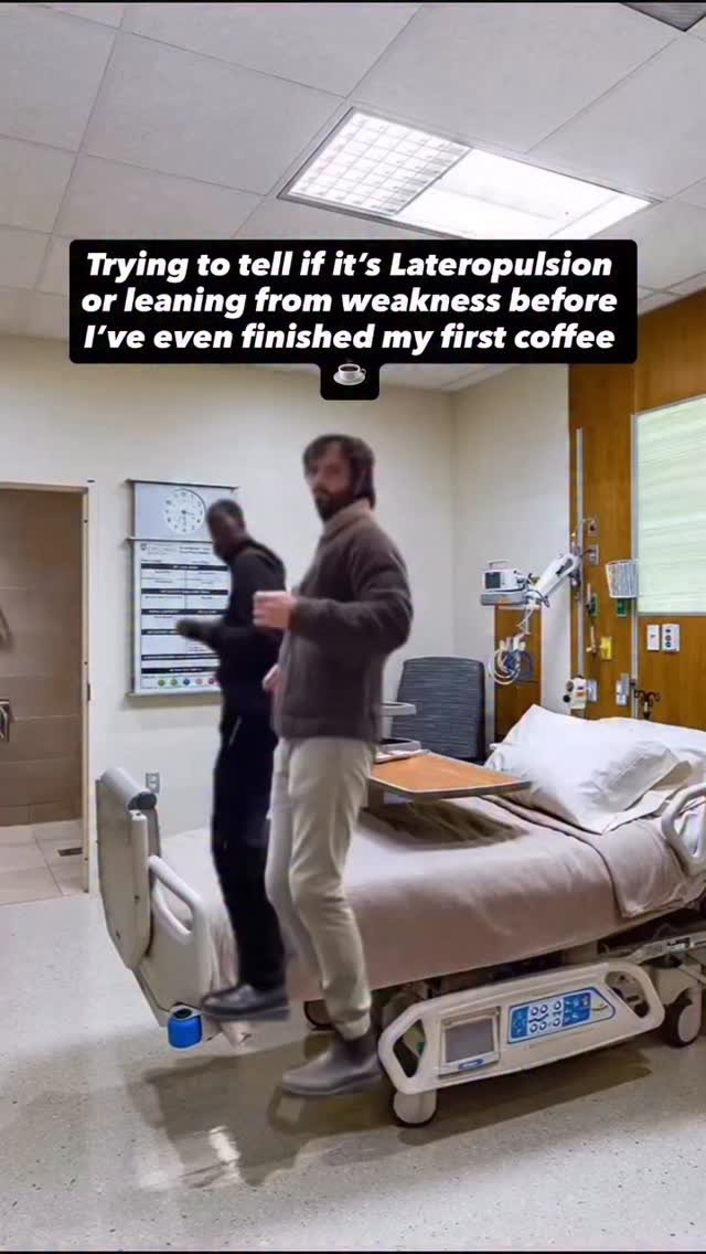 Falling to one side due to Weakness or Lateropulsion can look almost identical ā but the mechanism is completely different.
ā”ļø Weakness: they collapse into the lean because they canāt generate enough force/have hemiparesis/plegia
ā”ļø Lateropulsion: they actively push toward the involved side.
ā”ļø Weakness: they accept your support and correction.
ā”ļø Lateropulsion: they resist passive correction ā upright feels wrong.
ā”ļø Weakness: alignment improves with strength, support, and positioning.
ā”ļø Lateropulsion: alignment improves with recalibrating midline and gravity perception. Strengthening weakness present will also help but recalibrating midline is key!
ā”ļø Weakness: the issue is motor output.
ā”ļø Lateropulsion: the issue is postural perception.
Same tilt. Two totally different clinical pictures ā itās important to note you often will have weakness and Lateropulsion - spicing up your treatment planning even more!
#Lateropulsion #StrokeRehab #NeuroOT #NeuroPT #NeuroRehab PusherSyndrome StrokeRecovery StrokeTherapy NeuropathPTOT OTCommunity PTCommunity VestibularRehab BalanceTraining RehabProfessionals ClinEd