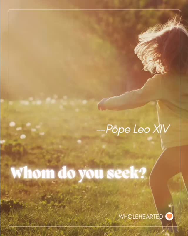 The one you seek is among us, Jesus is here waiting for your “yes” today! HE is risen indeed!! Happy Easter!💟