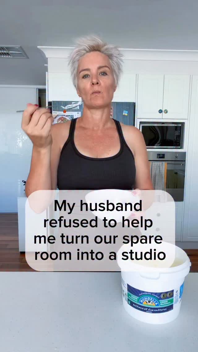 I don’t know what motivates him more…love, partnership, or the fear of me free-styling with his power tools. Either way, we’re making progress.