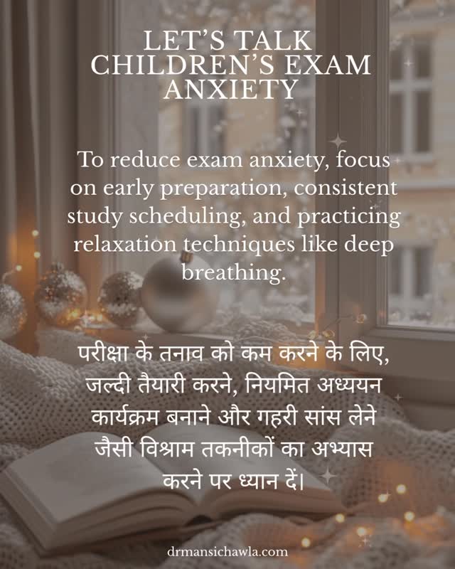 Support your child during their exams by talking with them, introducing some lighter moments during study hours and monitoring their health and wellness. For everything else, choose Homoeopathy.
Don’t forget to keep up with your health check ups. It’s always good to know what’s going on on the inside.
For anything that isn’t at. 💯 there’s Homoeopathy.
📝 Book your consultation today! Visit drmansichawla.com 💻 or call +91 99710 78406 ☎️
.
.
.
.
.
Dr. Mansi Chawla 🏥
BHMS (MD- Homoeopathic Psychiatry)
.
.
.
🌼 Holistic Healing|| Compassionate Healthcare|| Individualised Approach 🌼
.
.
.
In-clinic visit at Noida and Delhi 📍
Online consultations available 📱
.
.
.
#homoeopathyheals
#homoeopathyforlife
#healwithhomoeoapthy
#yourmodernhomoeopath
#homoeopathyforkids
homoeopathyformentalhealth
