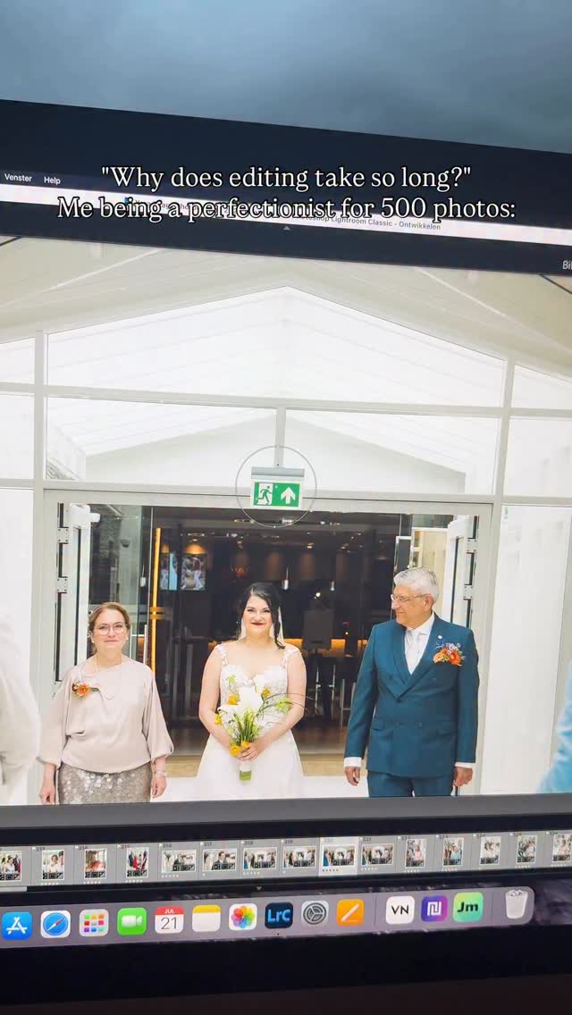 Het leven van een trouwfotograaf 😂 #trouwfotograaf #bruidsfotograaf #trouwfotografie #editing