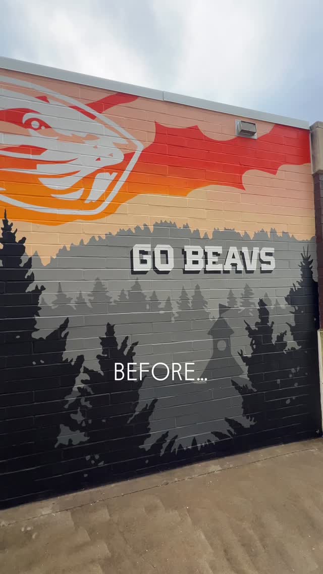 This wall was just TOO colorful, TOO eye catching, and made TOO MANY people want to stop and take photos in front of it…so we did the only reasonable thing and removed it.
Follow along for more epic de-transformations like this!
#nomoremurals #transformation #beforeandafter #aprilfools #gotcha