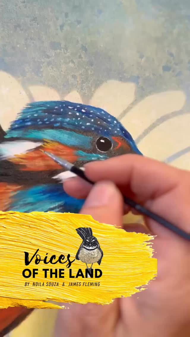 What is the sound of Aotearoa? Share it with us below in the comments 👇🌿
Is it the rhythm of waves rolling onto the shore, the wind moving through the ngahere, the chorus of summer cicadas, or the clear call of a tūī echoing through the forest? Perhaps it’s the flutter of a pīwakawaka, the slow wingbeat of a kererū, or the quiet movement of water flowing through rivers and streams.
Voices of the Land is an immersive, multi-sensory exhibition by Brazilian-born artist Noila Souza (Alion) in collaboration with a Kiwi photographer James Fleming. Together, they invite visitors to step into an experience where sound, colour, and imagery come together to celebrate the living atmosphere of Aotearoa.
In this exhibition, Noila presents her bold pop-contemporary artistic vision of Aotearoa through vibrant colours, playful forms, and large-scale paintings inspired by the energy and spirit of the natural world. Her work transforms landscapes, native birds, and natural elements into joyful visual compositions that celebrate the vitality and uniqueness of New Zealand’s environment.
Alongside these works, James Fleming’s photography brings a powerful sense of realism and presence, capturing the raw beauty and quiet moments of Aotearoa’s landscapes and wildlife. His images offer an intimate glimpse into the natural world, grounding the exhibition in the authentic textures, light, and atmosphere of the land.
The exhibition is brought to life through an immersive soundscape that weaves together ocean waves, birdsong, cicadas, wind through the forest, and flowing water — creating a sensory environment where visitors are invited not just to look, but to listen, feel, and connect.
Voices of the Land is an invitation to pause, slow down, and experience the many voices of this land — a celebration of nature, creativity, and connection to place.
📅 22–24 May
📍 Matakana Hall
— all are welcome.
#makingartwork #artexhibitions #voicesoftheland
@makingartworknz