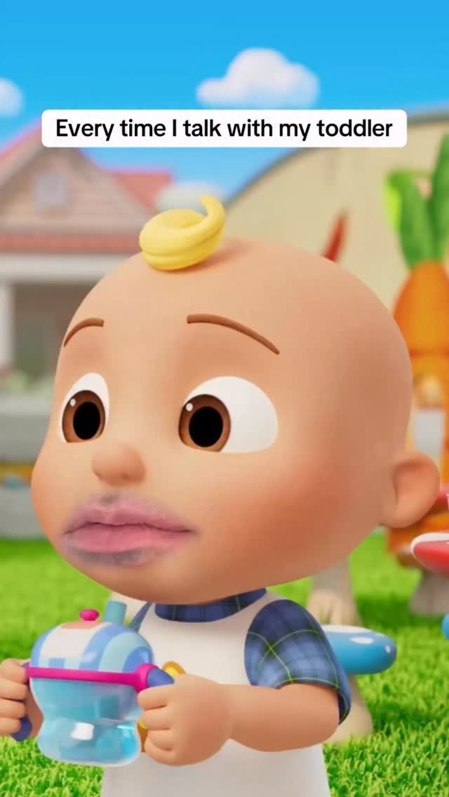 Technically, we’re speaking the same language 😅 #ParentLife #ParentHumor #ToddlerLife #Toddlers