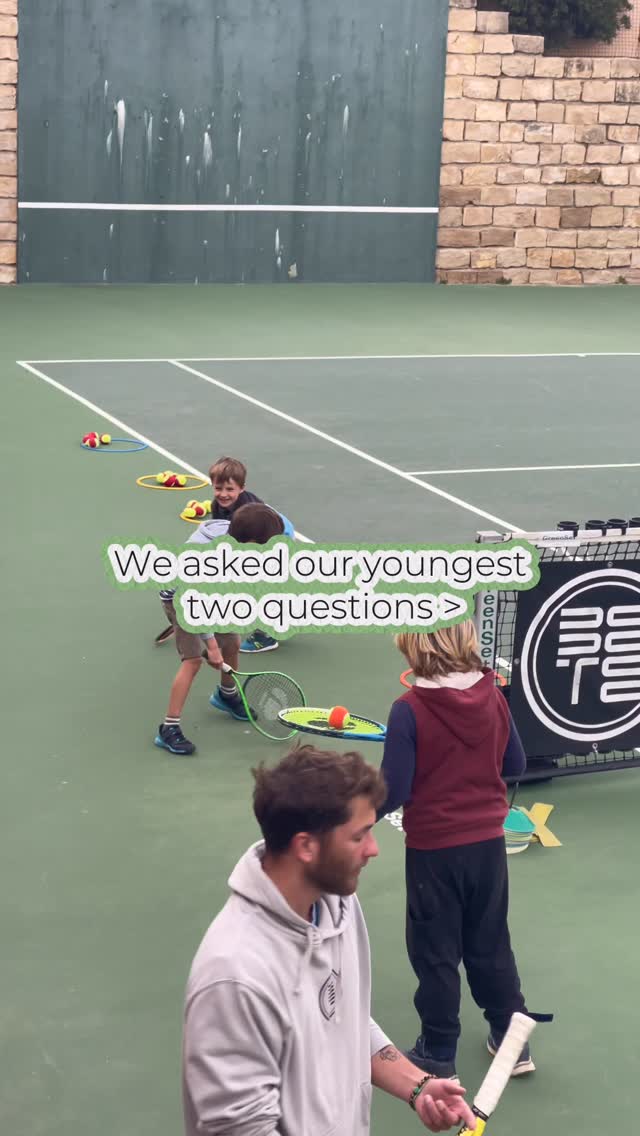 “Jail Game” 🤝 these kids
#tenniskids #kidsinterview #tennislife