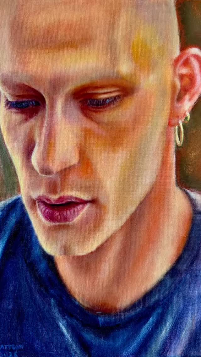 Portrait of Psalm wantpsalmass #portraits #australianportraits #contemporaryportraits