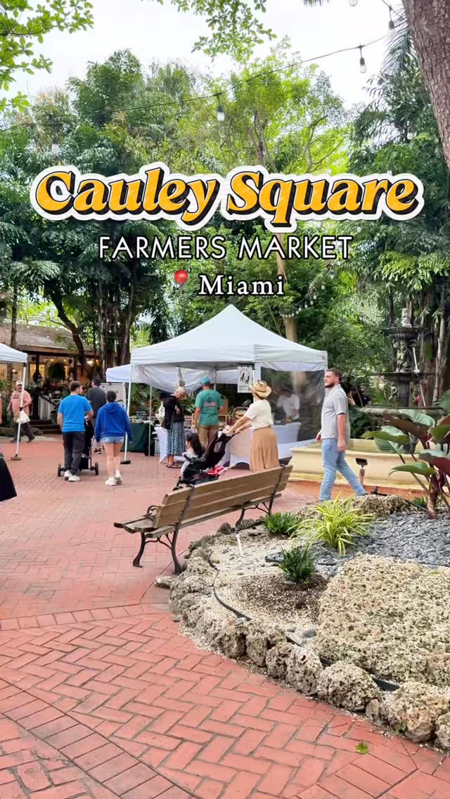 There’s a farmers market inside a hidden historic village in Miami @the_farmers_market_miami @cauleysquare @tearoommiami @keeks_corner 🌿✨
The Farmer’s Market at Cauley Square is a one-of-a-kind Sunday market 🏡
Here’s what you’ll find:
🌸 A curated lineup of local vendors offering fresh produce, handmade goods, plants, antiques, and art
🛍️ Cottages with unique artisan shops to explore
🍃 A peaceful garden setting perfect for a relaxing Sunday stroll
☕ Cozy spots like the Tea Room to sit, unwind, and enjoy the atmosphere
🧘♀️ Wellness activities like yoga and fitness classes in the morning
🐄 Family-friendly fun with kids’ activities, mini cows, and furry friends
🌱 Interactive experiences like Keeks Corner, home to Miami’s only plant bar
They’re also hosting a special Easter Trail Celebration on April 5th featuring the Easter Bunny 🐰🌷
📆 Every Sunday | 10AM - 4PM
📍22400 Old Dixie Highway Miami, FL
Have you been here before?
#miamifriendors #cauleysquare #farmersmarket #thingstodoinmiami shopsmall supportsmallbusiness supportlocal