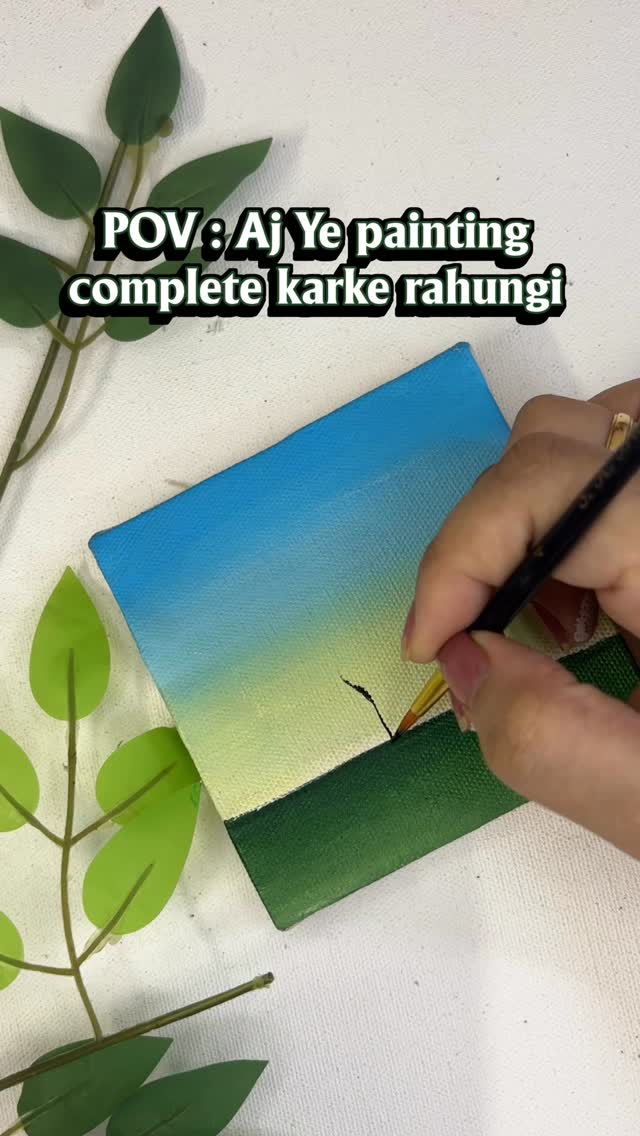 POV: Aaj painting complete kar dungi… yes I can do it
Universe: challenge accepted 🎨🔥
#artistlife #artstudio #artreels #art #viralart